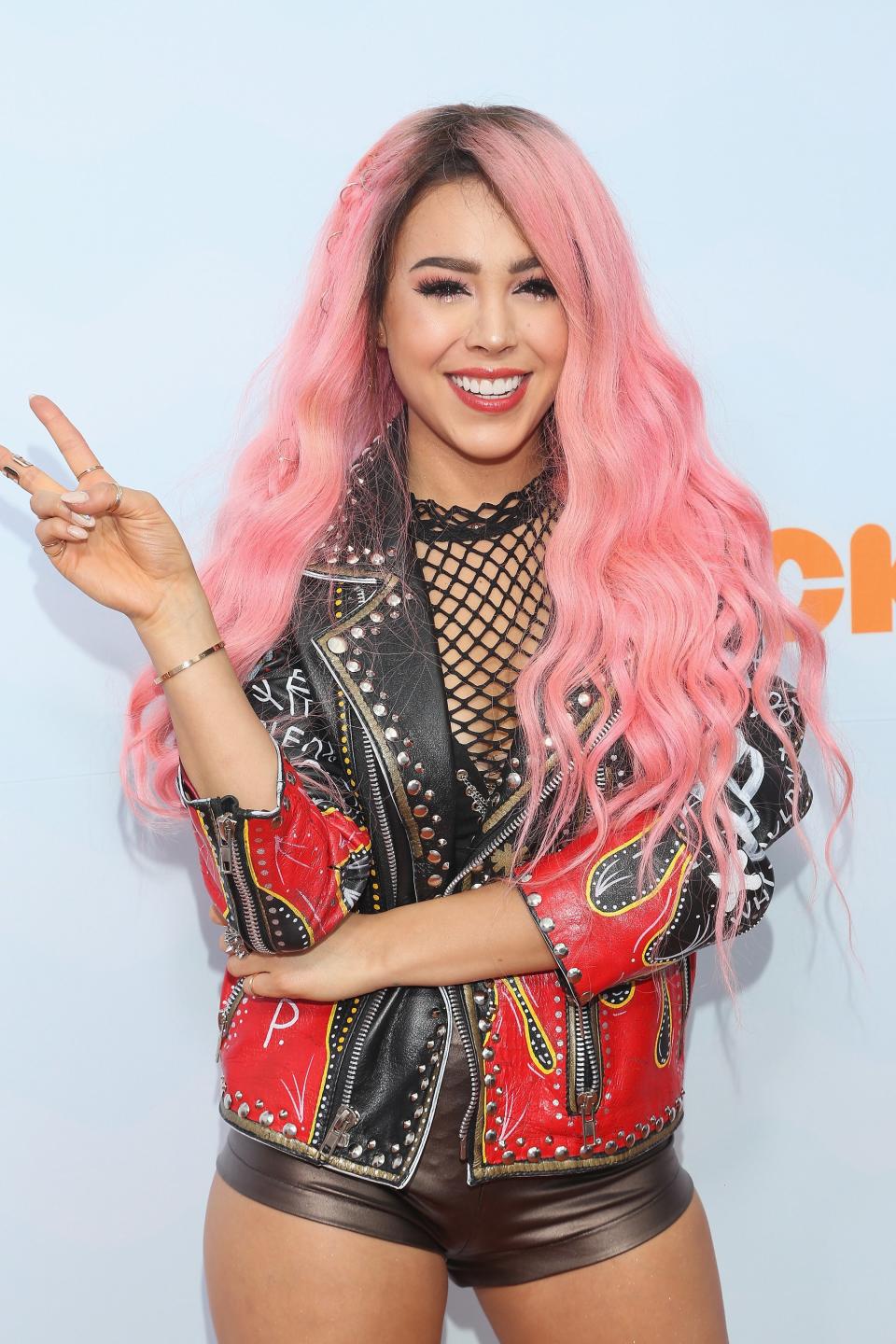 At the Nickelodeon Kids' Choice Awards Mexico in 2017