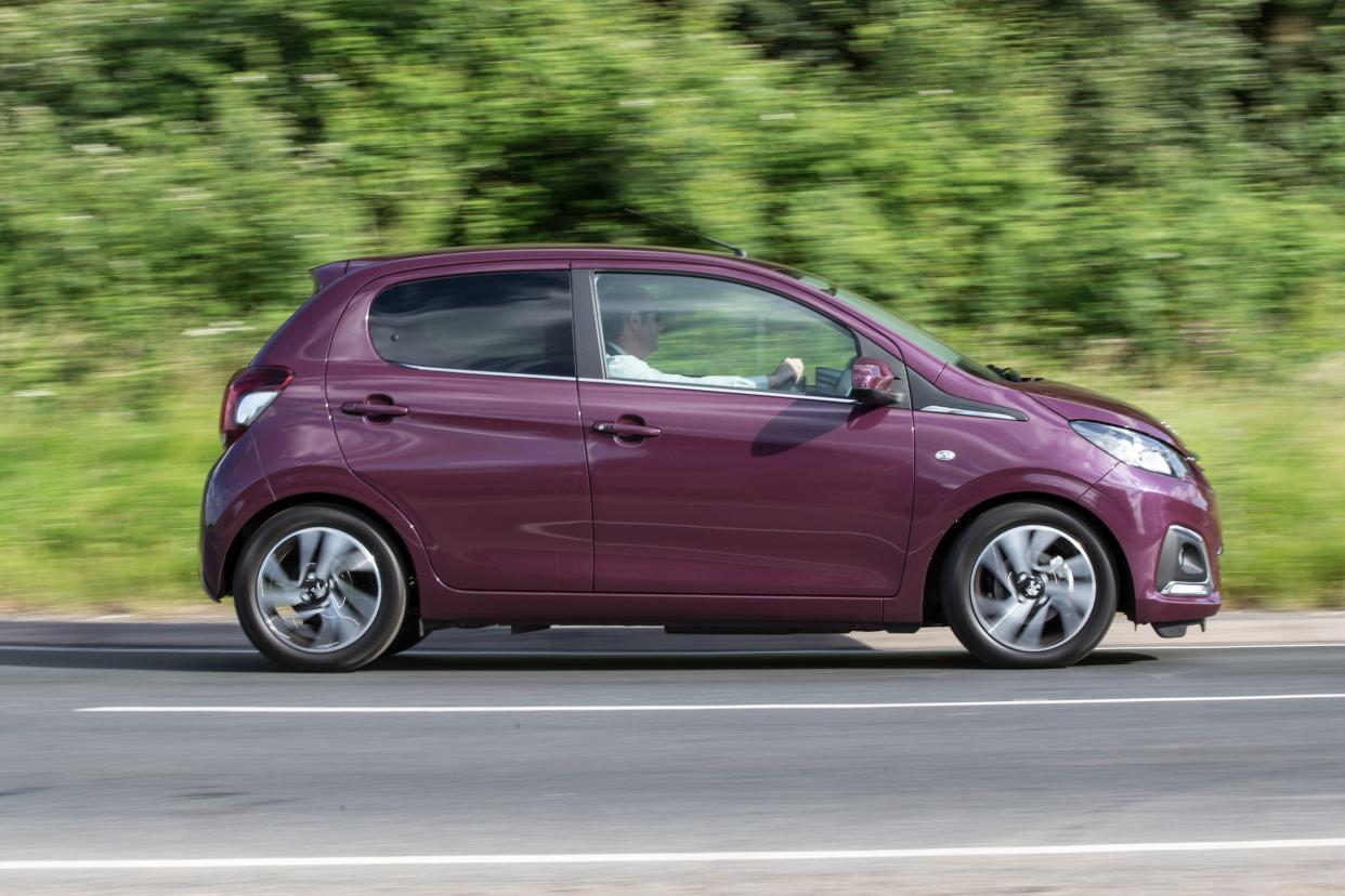 Peugeot’s pint-sized 108 is stylish and cheap to run. (Peugeot)