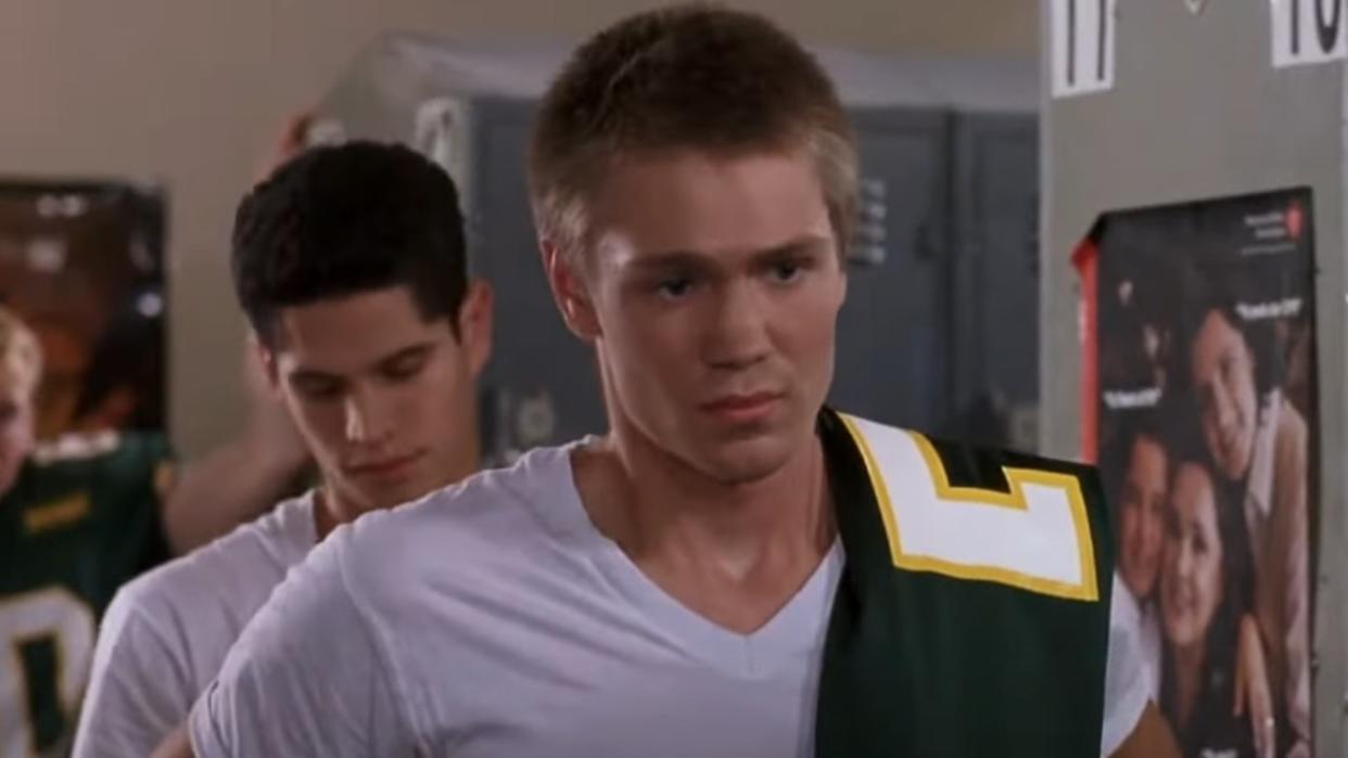  A screenshot of Chad Michael Murray as Austin in A Cinderella Story. . 