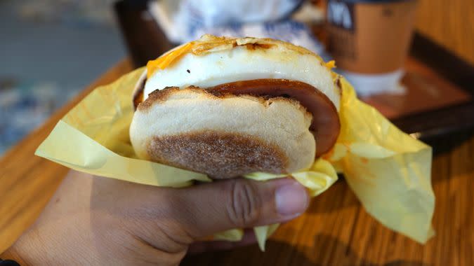 McDonald Egg McMuffin.