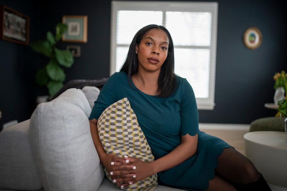 After 16 months of silence, DeJanai 'DJay' Raska is opening up about Detroit Pistons executive Rob Murphy who she says used his job to make her his &quot;sexual target.&quot;