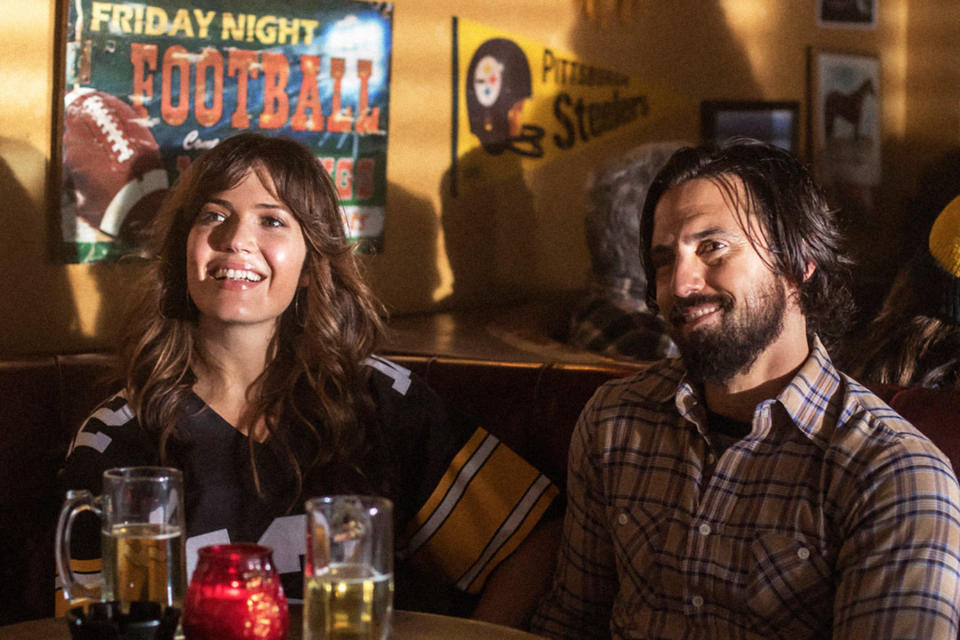 mandy and milo's characters drinking at a bar