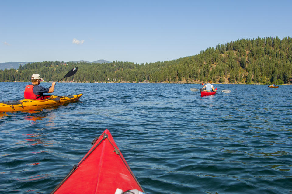 <div><p>"We have a lake cabin up in Coeur d'Alene, Idaho. It’s been in the family for decades, and we go up every summer. It’s hands down my favorite place in the world and a perfect destination for families."</p><p>—<a href="https://www.buzzfeed.com/hendersonstella324" rel="nofollow noopener" target="_blank" data-ylk="slk:hendersonstella324;elm:context_link;itc:0;sec:content-canvas" class="link ">hendersonstella324</a></p></div><span> Wolfgang Kaehler / LightRocket via Getty Images</span>