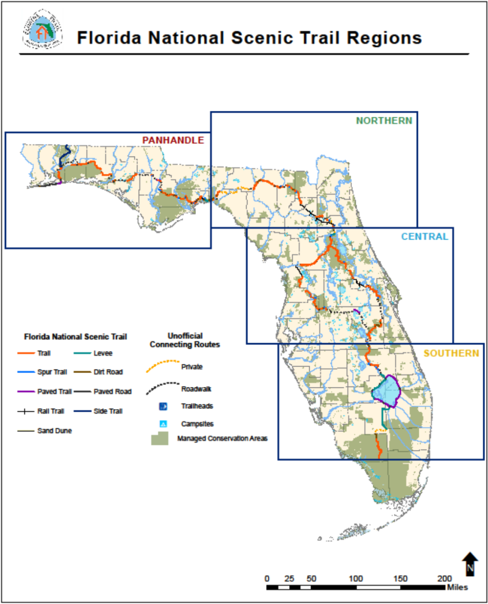 The Florida National Scenic Trail