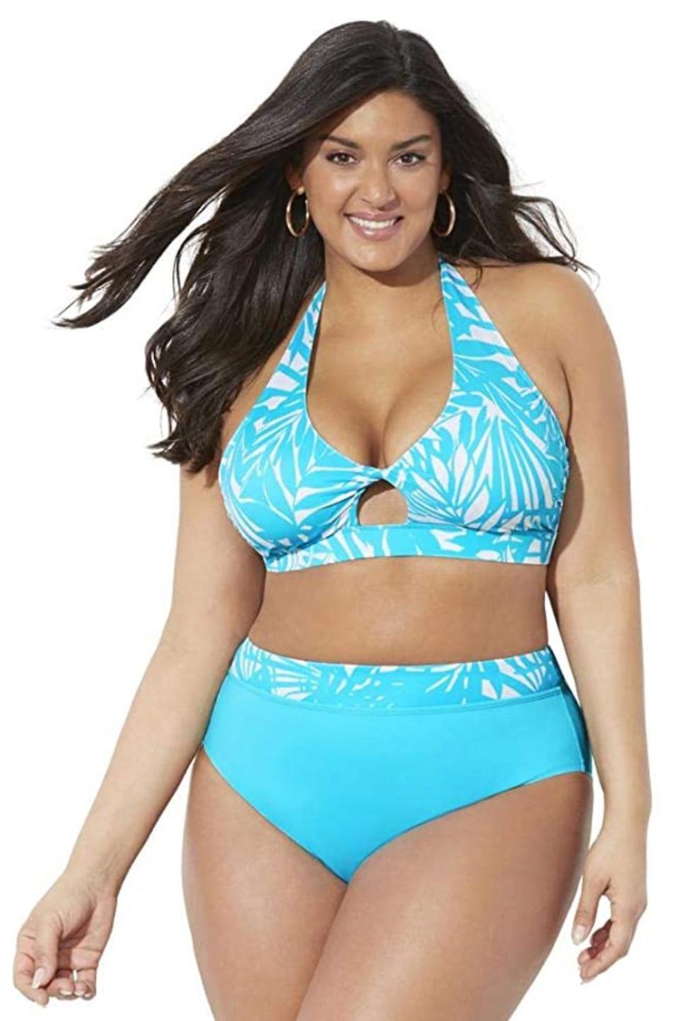 Women's Plus Size Contessa Halter Bikini Set