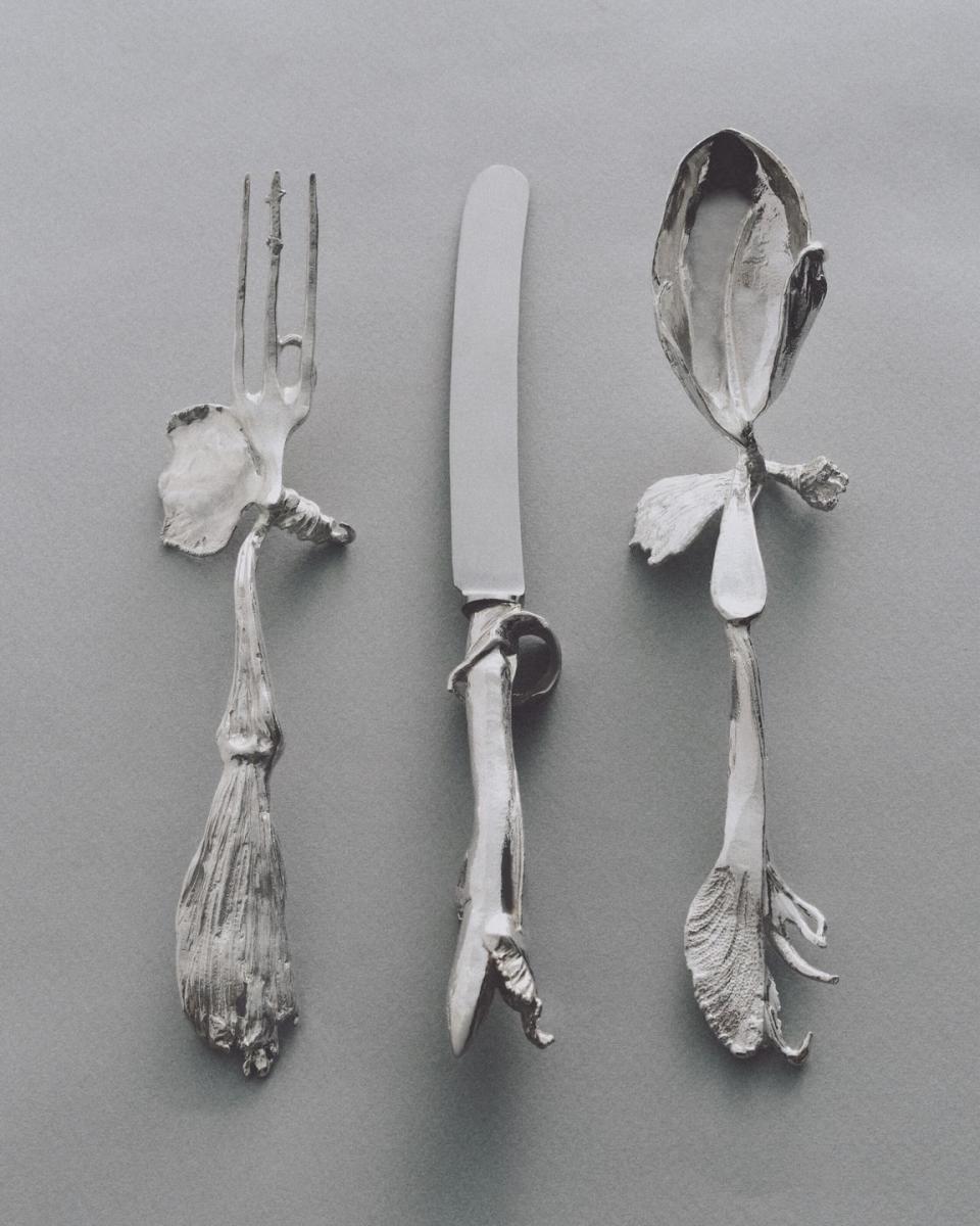 iolas flatware service, designed circa 1966 which will sell during the marie lalanne auction at christie's new york on december 7th