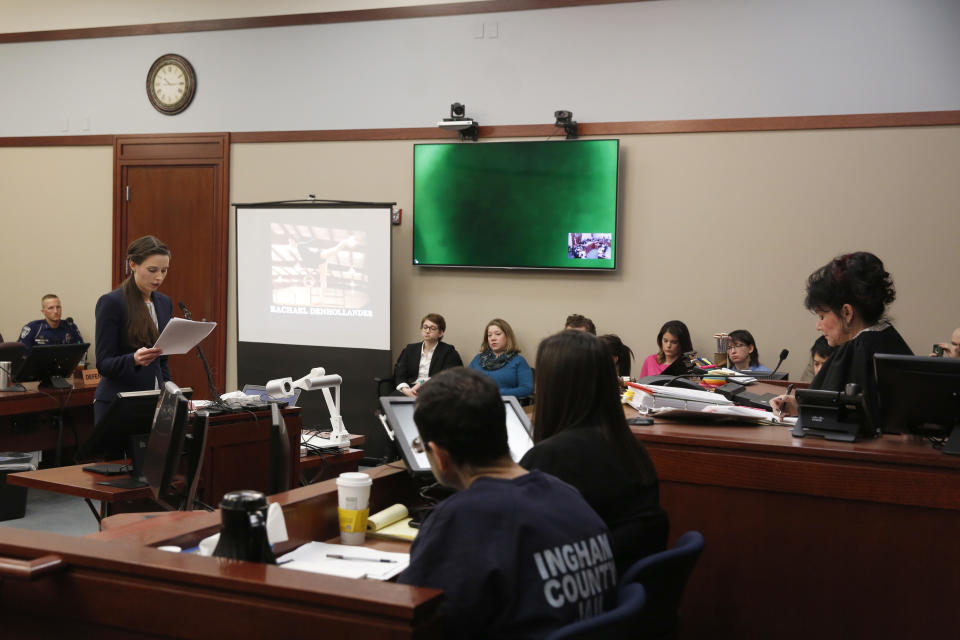 Rachael Denhollander&nbsp;first came forward with public accusations against Nassar in 2016.&nbsp; (Photo: JEFF KOWALSKY via Getty Images)