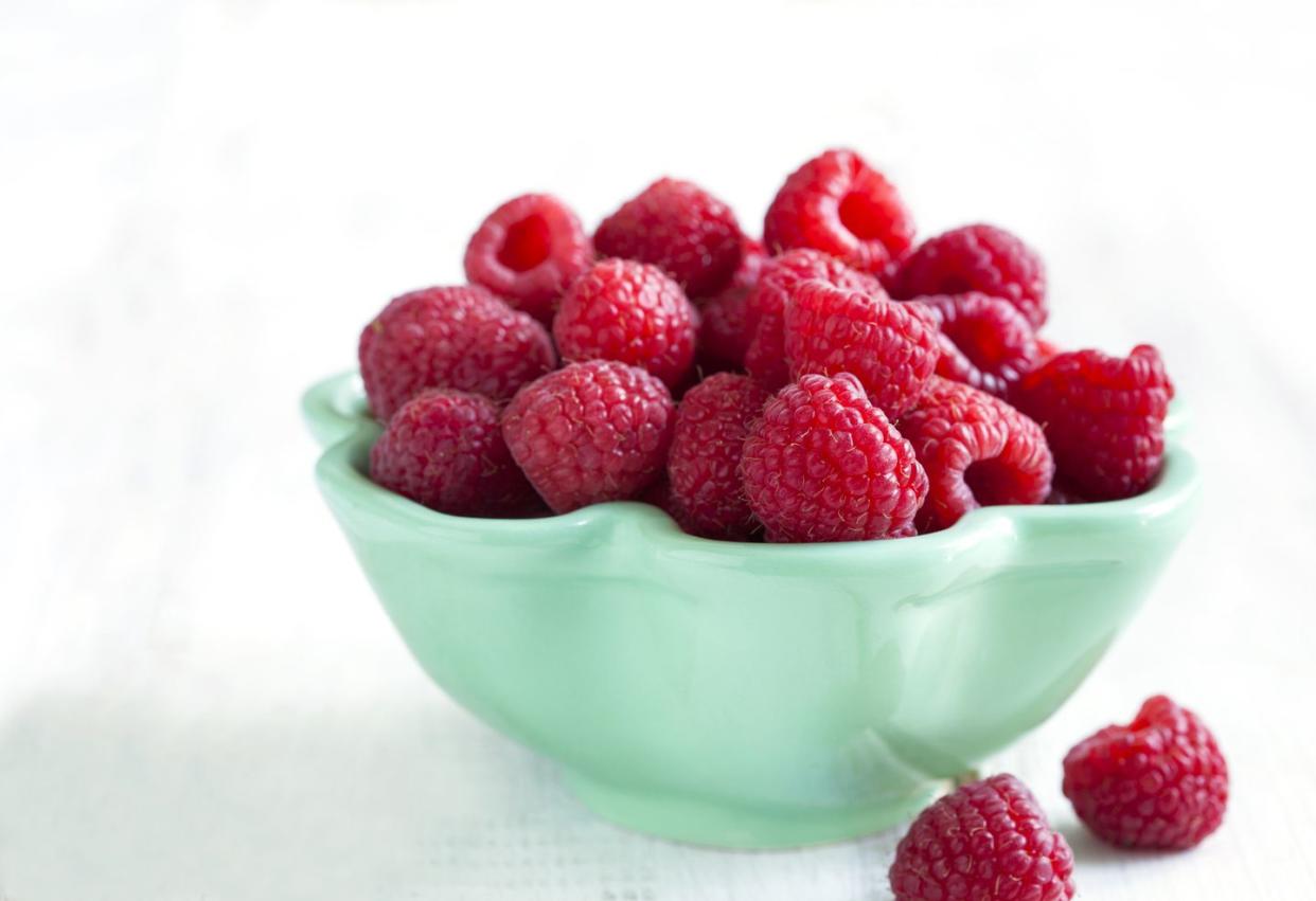 summer fruit raspberries