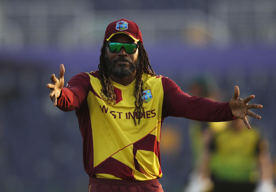 Cricket - ICC Men's T20 World Cup - Super 12 - Group 1 - Australia v West Indies - Zayed Cricket Stadium, Abu Dhabi, United Arab Emirates - November 6, 2021 West Indies' Chris Gayle REUTERS/Hamad I Mohammed