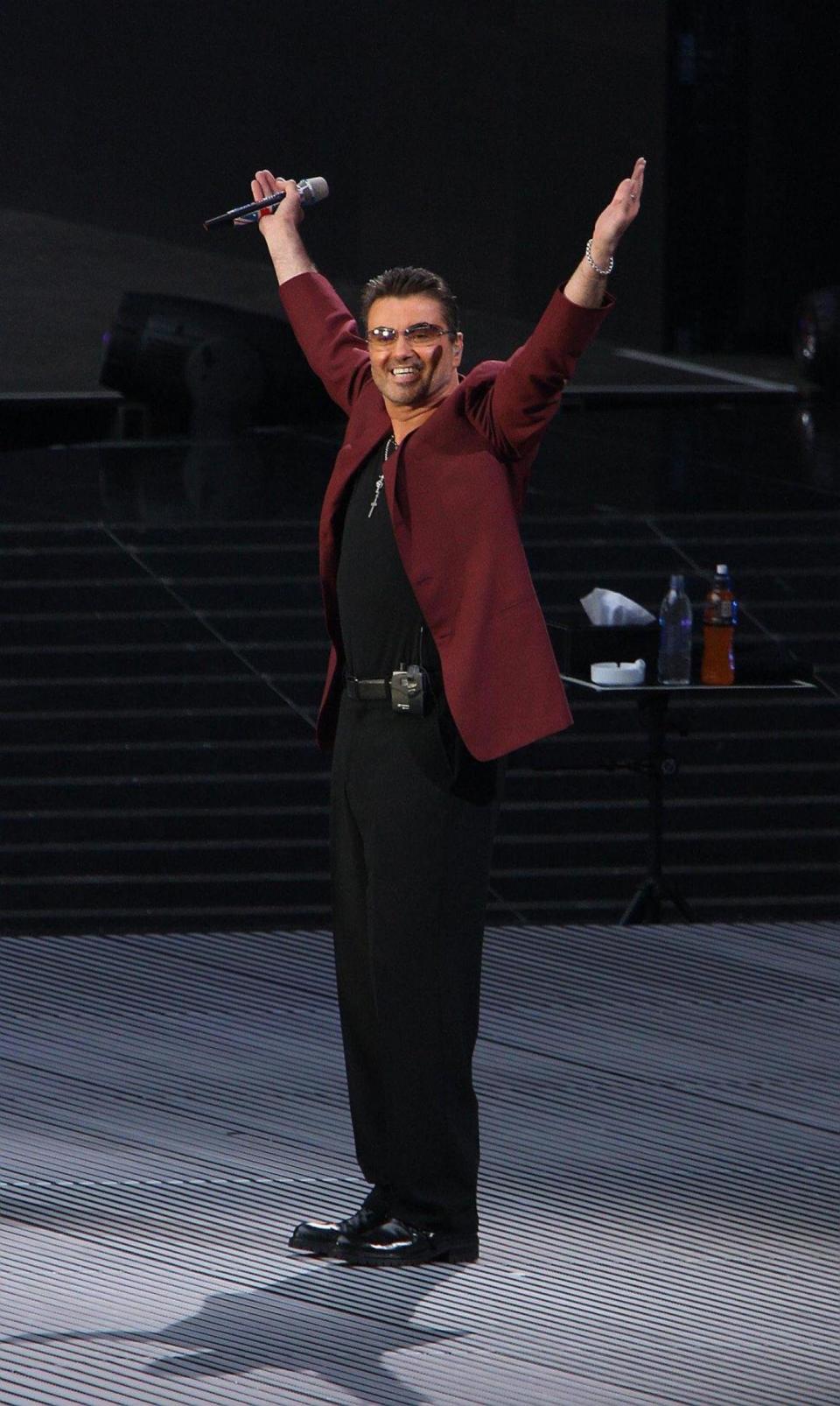 Performer: George Michael on stage (PA)