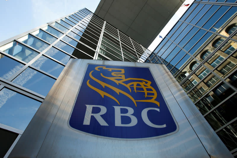 FILE PHOTO - A Royal Bank of Canada (RBC) sign is seen outside of a branch in Ottawa, Ontario, Canada, May 26, 2016. REUTERS/Chris Wattie/File Photo