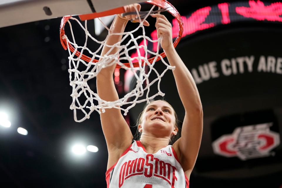 Jacy Sheldon finished her Ohio State career ranked sixth in school history with 2,024 points.