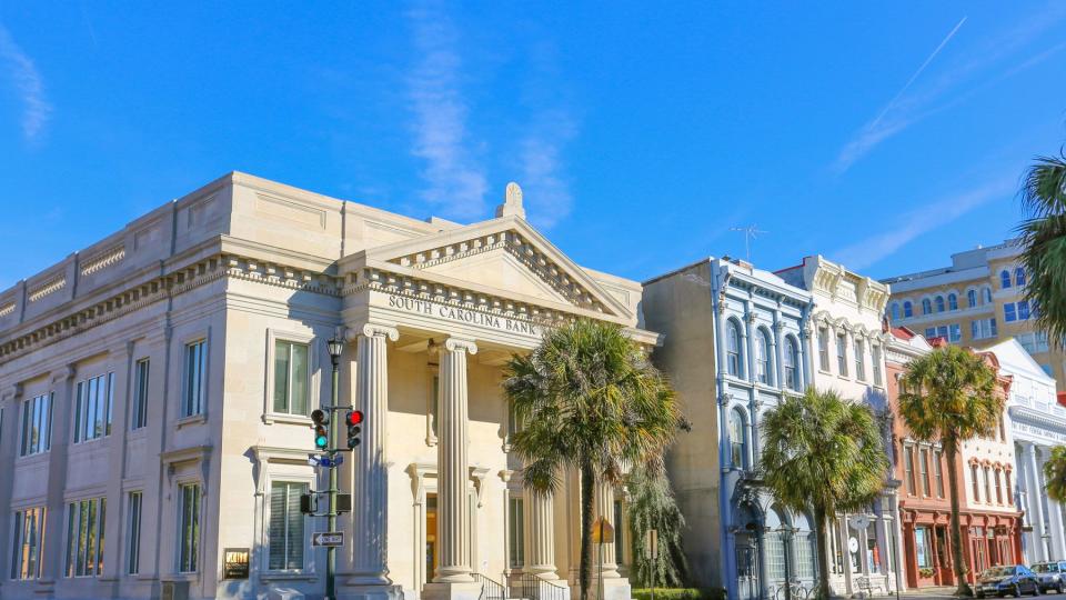 Downtown Charleston, SC on a sunny day