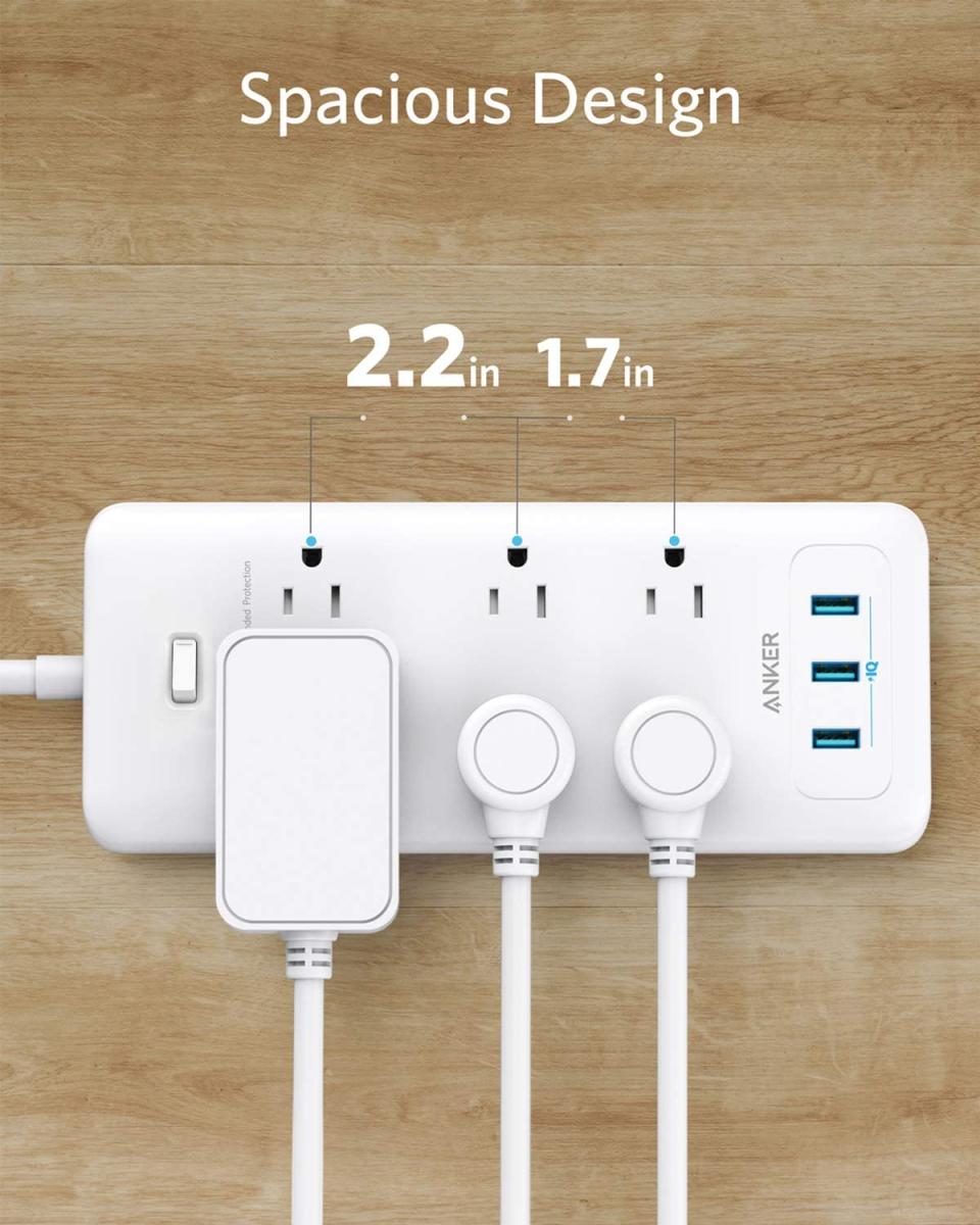 extra wide anker surge protector