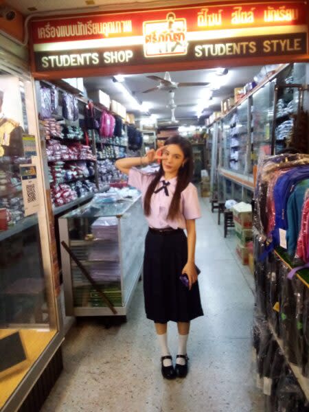 社群媒體掀起泰國校服熱潮（圖 photograph來源：Sri Phan School Uniform 臉書）