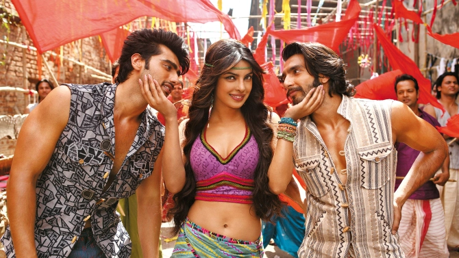 Gunday : Here’s an example where the heroine acted with not only one but two heroes who were younger than her. Needless to say, Priyanka was stupendous in this film.