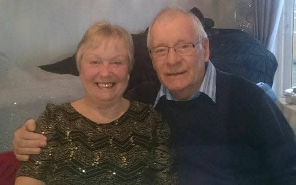 Mavis and Dennis Eccleston had been married for almost 60-years