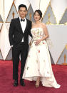 <p>John Cho and Kerri Higuchi arrive at the Oscars on Feb. 26, 2017, at the Dolby Theatre in Los Angeles. (Photo by Jordan Strauss/Invision/AP) </p>