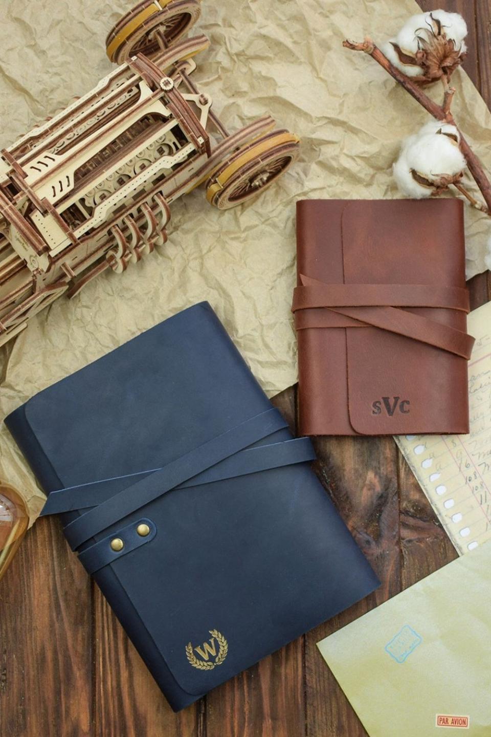 Personalized Leather Journal