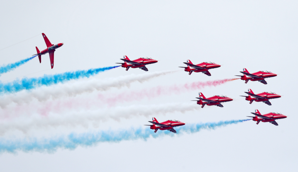 <em>The Red Arrows jet crashed in RAF Valley in North Wales (PA/file pic)</em>