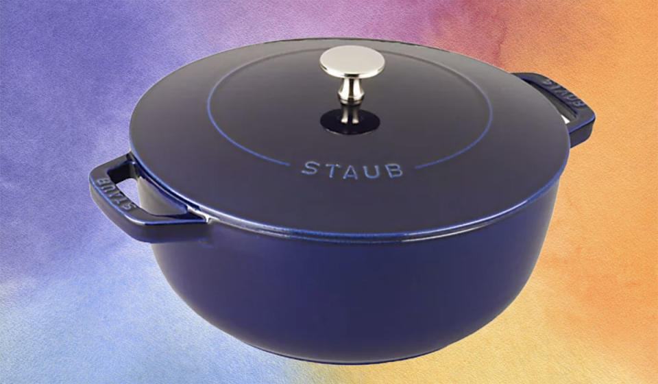 Make stews, soups and roasts in this multi-functional French oven. (Photo: QVC)