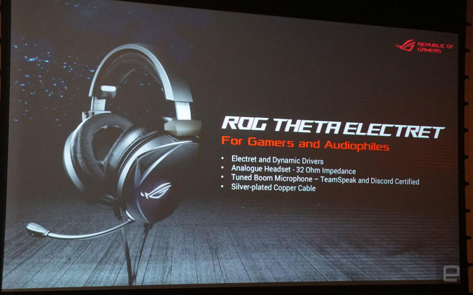 ASUS ROG Theta Electret gaming headphones