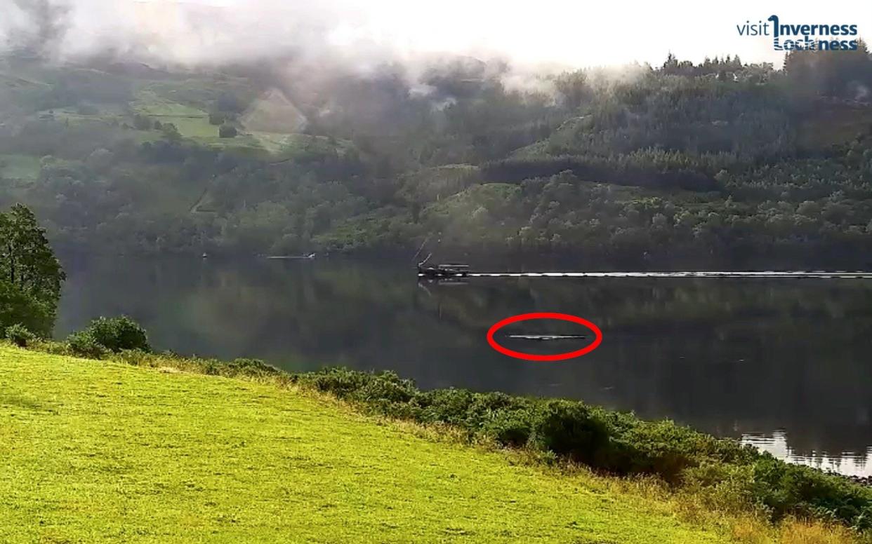 The shape in the loch is the latest potential sighting of Nessie