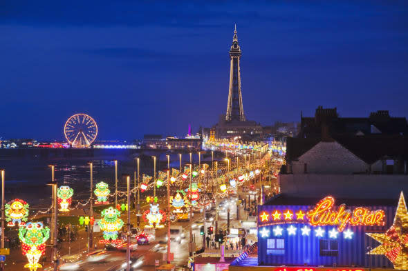 Blackpool seafront, Blackpool, England