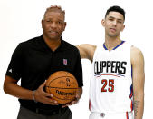 <p>Doc Rivers: “I have been coaching my son for two years now. Do we really have to do this?” (Getty Images) </p>