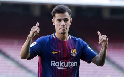 Coutinho joins Barca earlier this month - Credit: Getty Images