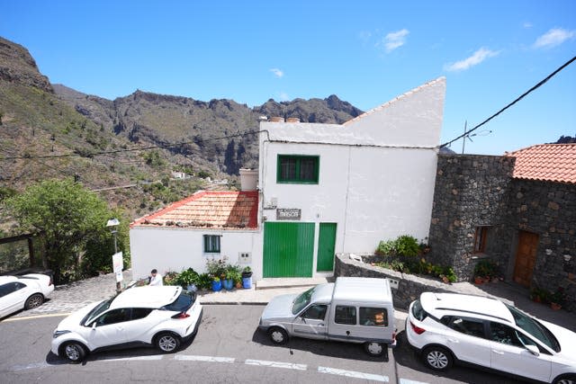A view of the Airbnb Casa Abuela Tina in Masca, Tenerife, where missing British teenager Jay Slater resided prior to his disappearance