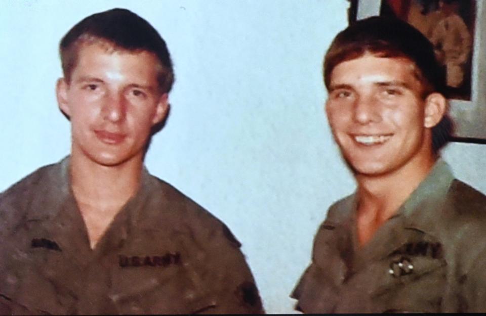 Phil and Tom Nowicki in Vietnam in 1968.