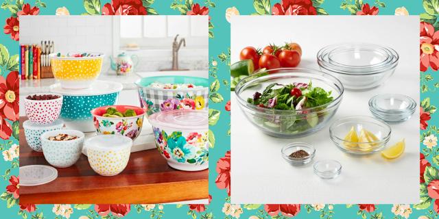  The Pioneer Woman Melamine Mixing Bowls Set with Lids