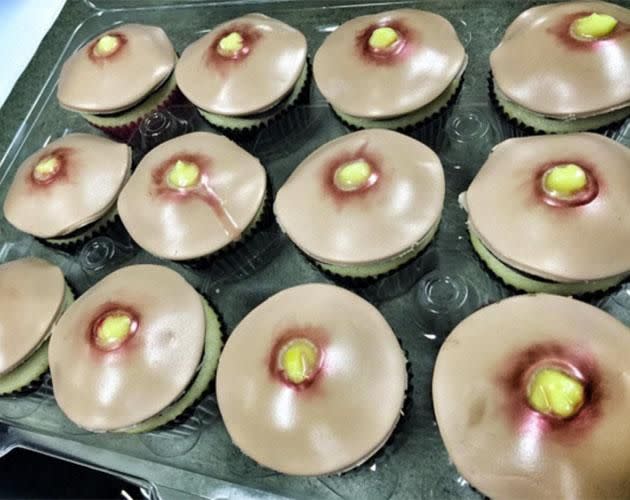 The pimple popping cupcakes. Source: Instagram