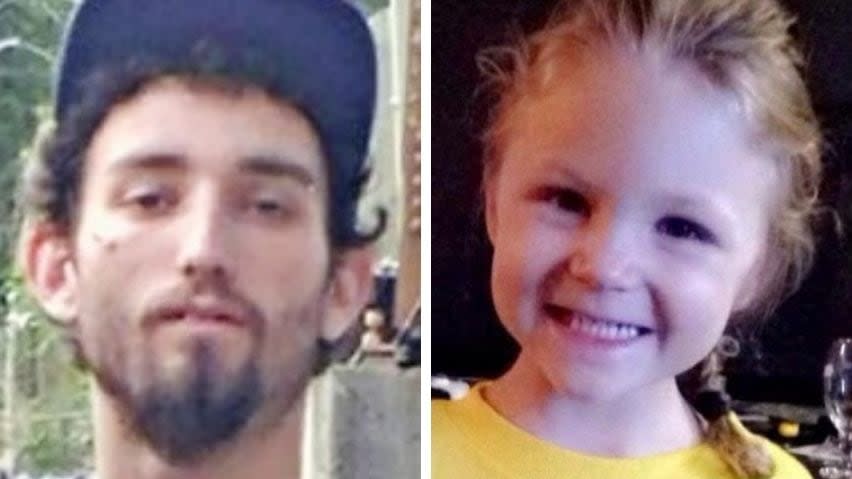 Justin Bennett, left, was charged with second-degree murder in the Oct. 5, 2017, death of Ivy Wick, right, who was the daughter of his then-girlfriend Helen Wordsworth.  (Facebook, gofundme.com - image credit)