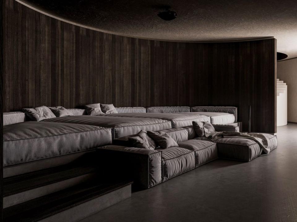 Cinema - Plan B Bunker Concept - Sergey Makhno Architects