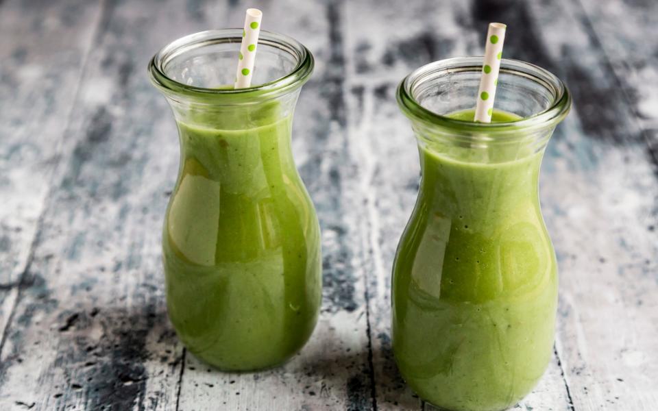 A 'bananacado' smoothie provides a quarter of your daily recommended dose of potassium, which is known to help regulate your heart