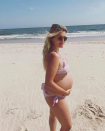 <p>“Bye, summer. Bye, second trimester. Hello, sweater weather!” The former host of <em>The Chew</em> captioned this bikini belly pic. Oz announced in June that she and her husband, John Jovanovic, are expecting their third child this winter. (Photo: <a rel="nofollow noopener" href="https://www.instagram.com/p/BYo6Qh2hRXo/?taken-by=daphneoz" target="_blank" data-ylk="slk:Daphne Oz via Instagram;elm:context_link;itc:0;sec:content-canvas" class="link ">Daphne Oz via Instagram</a>) </p>