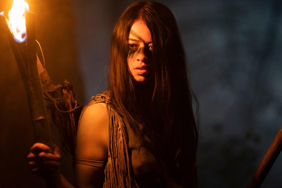 Amber Midthunder stars as a Comanche woman who takes on an alien invader in the "Predator" prequel "Prey."