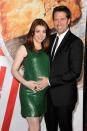 HOLLYWOOD, CA - MARCH 19: Actress Alyson Hannigan and Alexis Denisof arrive at the Premiere of Universal Pictures' "American Reunion" at Grauman's Chinese Theatre on March 19, 2012 in Hollywood, California. (Photo by Frazer Harrison/Getty Images)