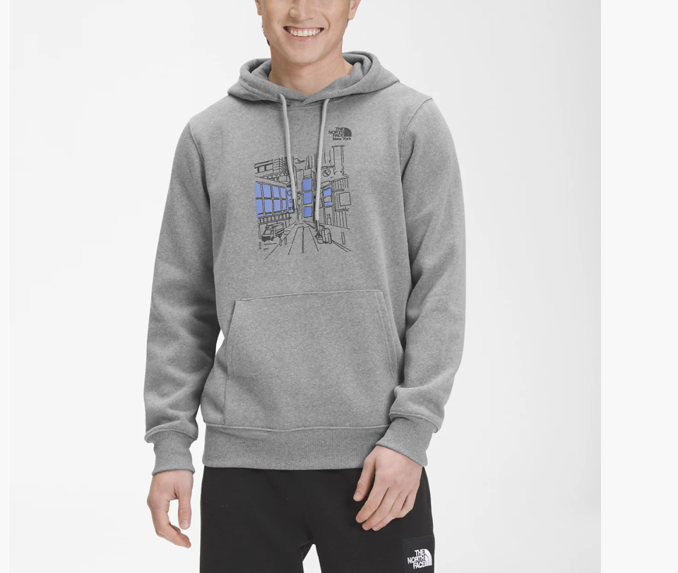 <p><a href="https://go.redirectingat.com?id=74968X1596630&url=https%3A%2F%2Fwww.thenorthface.com%2Fen-us%2Fmens%2Fmens-tops%2Fmens-hoodies-and-sweatshirts-c224211%2Fmens-landmark-hoodie-pNF0A7UYQ%3Fcolor%3DHNI&sref=https%3A%2F%2F" rel="nofollow noopener" target="_blank" data-ylk="slk:Shop Now;elm:context_link;itc:0;sec:content-canvas" class="link ">Shop Now</a></p><p>Landmark Hoodie</p><p>thenorthface.com</p><p>$32.00</p>