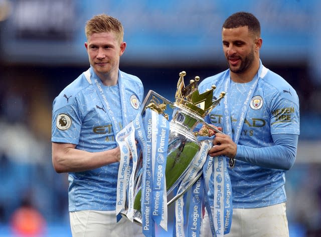 Kevin De Bruyne and Kyle Walker