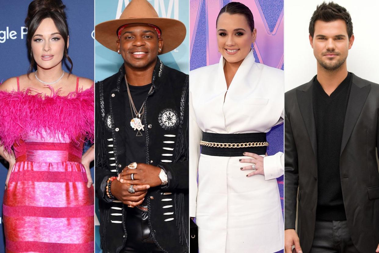 Kacey Musgraves, Jimmie Allen, Gabby Barrett and Taylor Lautner