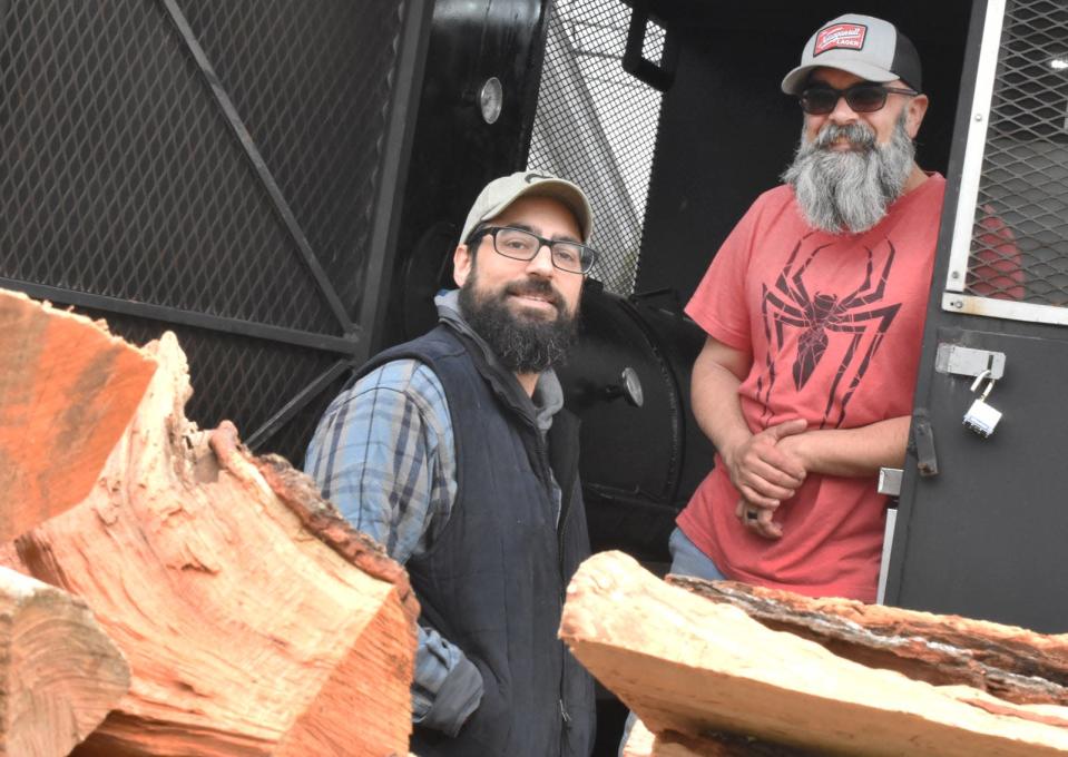 Tom Lyon and Doug Moniz are the co-owners of Missing Link BBQ in Dartmouth.