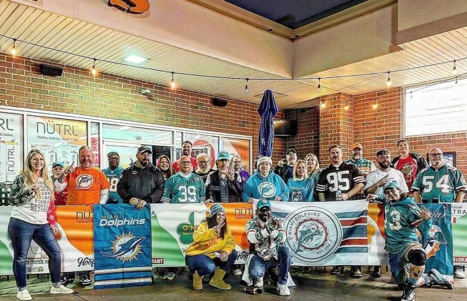 Miami Dolphins fans in Columbus have adopted O'Nelly's Sports Pub and Grill on the Far North Side as their home bar.