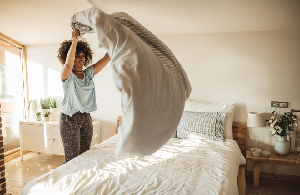 Making your bed can make you more productive. (Getty Images)