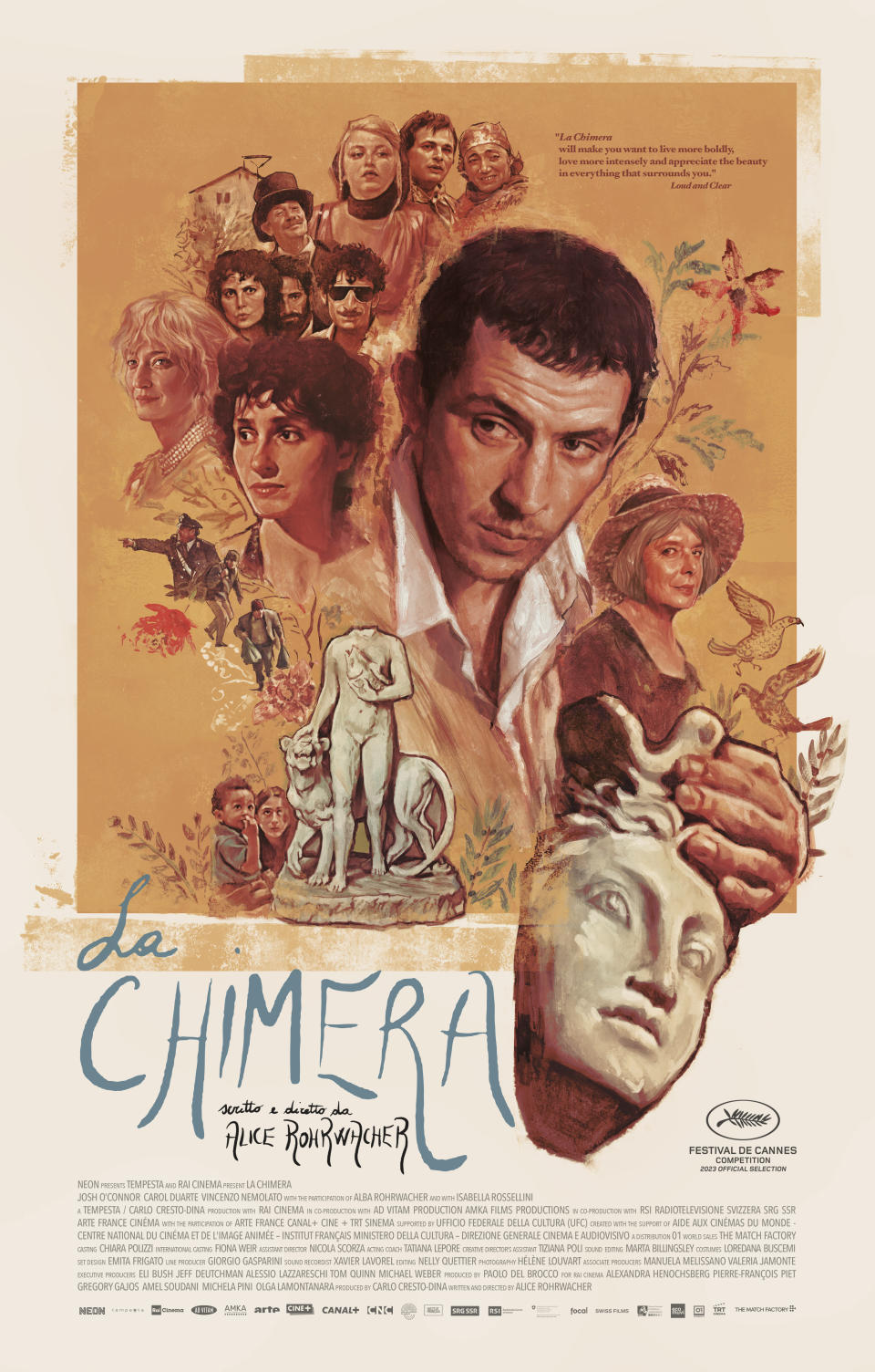 This image released by Neon shows promotional art for "La Chimera." (Neon via AP)