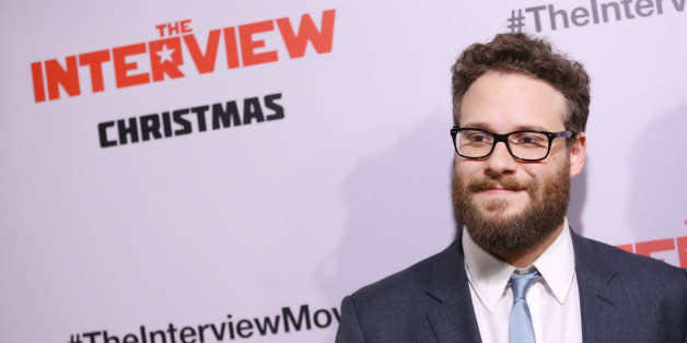 LOS ANGELES, CA - DECEMBER 11:  Seth Rogen arrives at the Los Angeles premiere of 'The Interview' held at The Theatre at Ace Hotel Downtown LA on December 11, 2014 in Los Angeles, California.  (Photo by Michael Tran/FilmMagic) (Photo: )