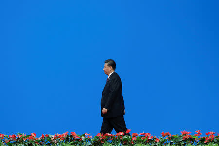 Chinese President Xi Jinping attends the Conference on Dialogue of Asian Civilizations in Beijing, China May 15, 2019. REUTERS/Thomas Peter