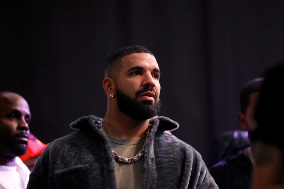 Drake, alias “Chain-ing Tatum”, al parecer (Getty Images)